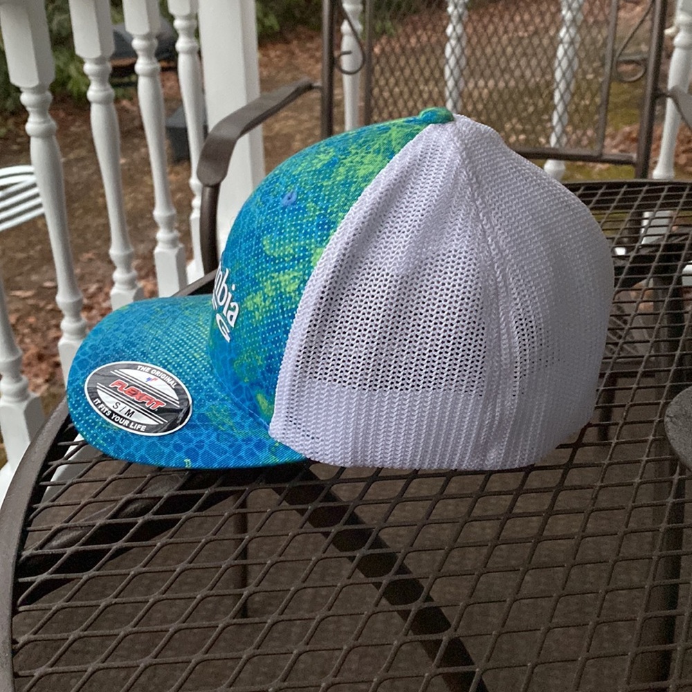 🎣 Columbia PFG FlexFit Small/Medium Fishing Hat Mesh Vented Performance Fishing - Picture 8 of 10